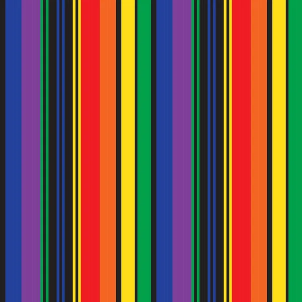 Rainbow Vertical Striped Seamless Pattern Background Suitable Fashion Textiles Graphics — Stock Vector