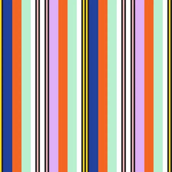 Rainbow Vertical Striped Seamless Pattern Background Suitable Fashion Textiles Graphics — Stock Vector