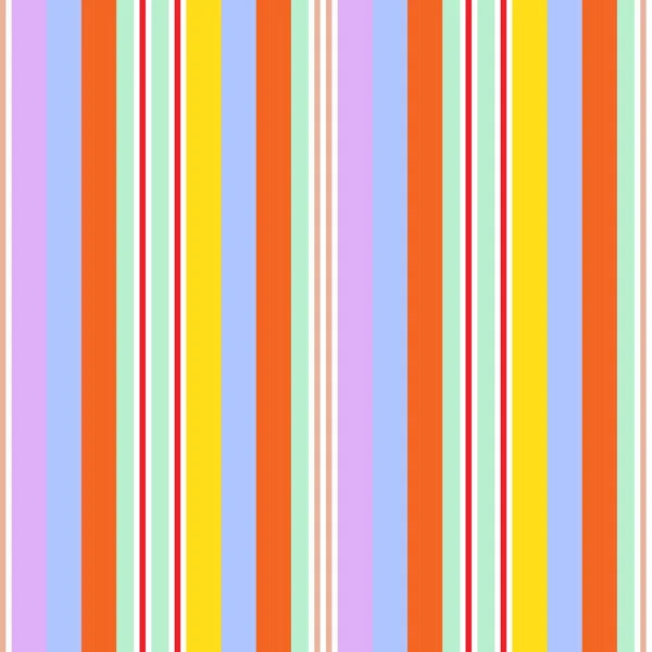 Rainbow Vertical Striped Seamless Pattern Background Suitable Fashion Textiles Graphics — Stock Vector