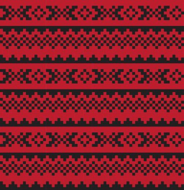 Moda tekstil, örgü ve grafikleri için kırmızı Noel panayırı desenli arka plan