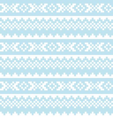 Moda tekstil, örgü ve grafikleri için Gökyüzü Mavisi Noel festivali şablonu