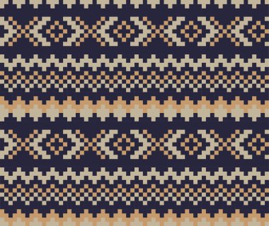 Moda tekstil, örgü ve grafikler için kahverengi Noel panayırı desenli arka plan