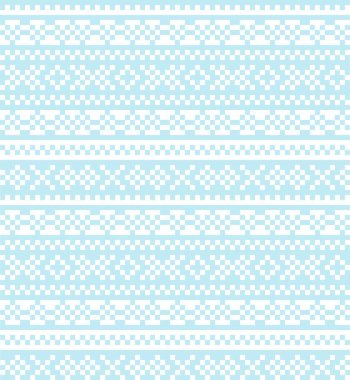 Moda tekstil, örgü ve grafikleri için Gökyüzü Mavisi Noel festivali şablonu