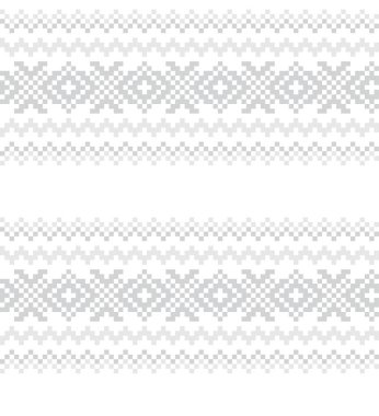 Moda tekstil, örgü ve grafikleri için Siyah ve Beyaz Noel adası şablonu