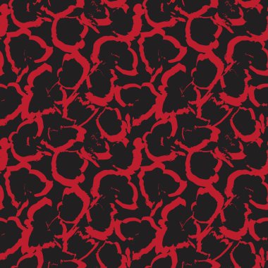 Moda baskıları, grafikler, arka planlar için uygun kırmızı fırça darbeleri