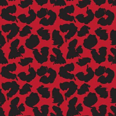 Moda baskıları, grafikler, arka planlar için uygun kırmızı fırça darbeleri