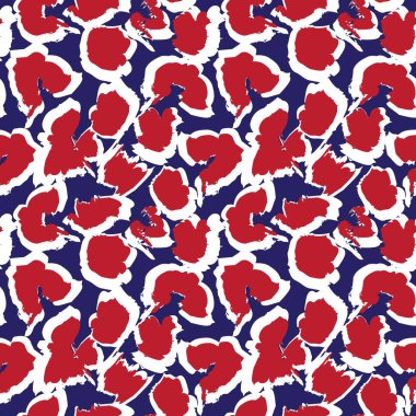 Moda baskıları, grafikler, arka planlar için uygun kırmızı fırça darbeleri