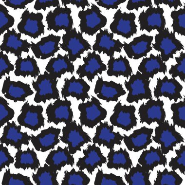 Moda baskıları, grafikler, arka planlar için uygun mavi fırça darbeleri