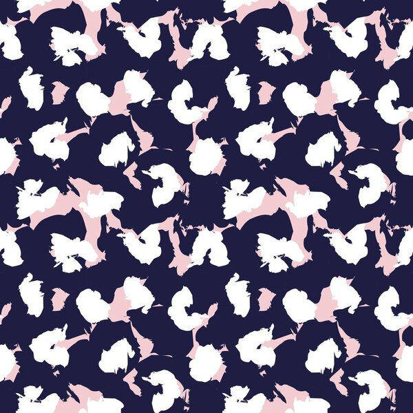 Pink Navy Brush strokes pattern background suitable for fashion prints, graphics, backgrounds