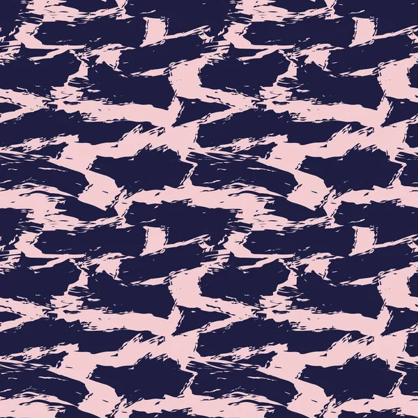 Ροζ Navy Πινέλο Πινελιές Μοτίβο Φόντο Κατάλληλο Για Εκτυπώσεις Μόδας — Διανυσματικό Αρχείο