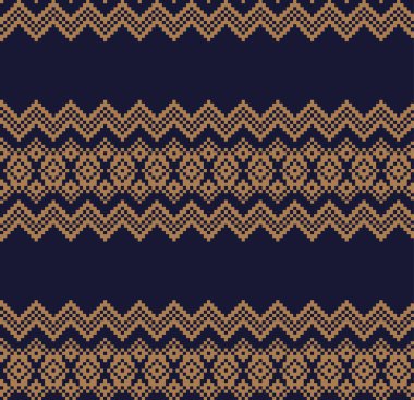 Moda tekstil, örgü ve grafikler için kahverengi Noel panayırı desenli arka plan