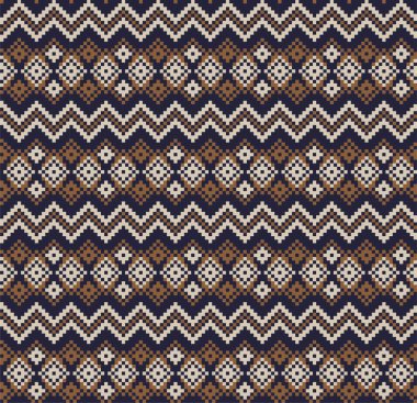 Moda tekstil, örgü ve grafikler için kahverengi Noel panayırı desenli arka plan