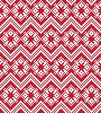 Moda tekstil, örgü ve grafikleri için kırmızı Noel panayırı desenli arka plan