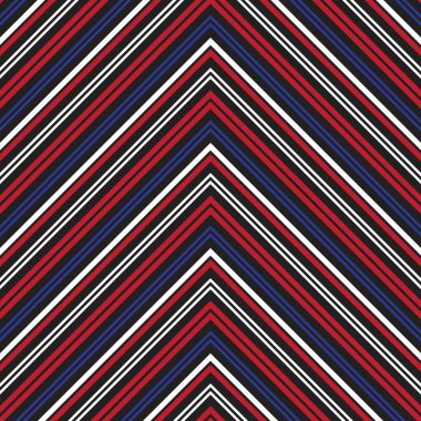 Moda tekstil ve grafikleri için uygun kırmızı Chevron köşegen çizgili dikişsiz arkaplan