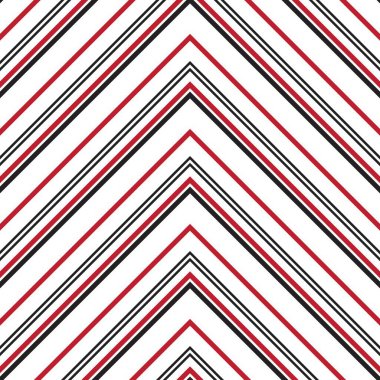Moda tekstil ve grafikleri için uygun kırmızı Chevron köşegen çizgili dikişsiz arkaplan