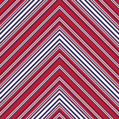 Moda tekstili ve grafikleri için uygun kırmızı ve mavi köşegen çizgili, dikişsiz arkaplan
