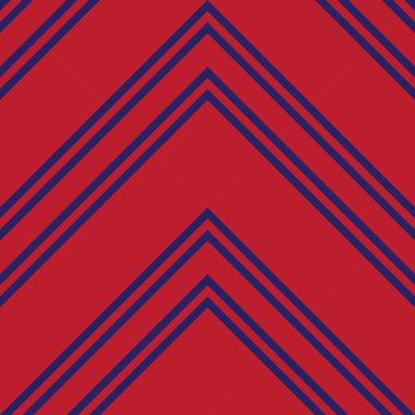 Moda tekstili ve grafikleri için uygun kırmızı ve mavi köşegen çizgili, dikişsiz arkaplan