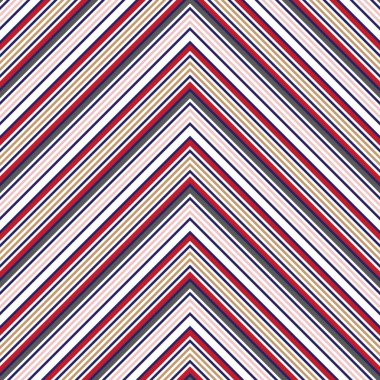 Moda tekstili ve grafikleri için uygun kırmızı ve mavi köşegen çizgili, dikişsiz arkaplan