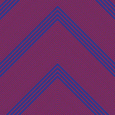 Moda tekstili ve grafikleri için uygun kırmızı ve mavi köşegen çizgili, dikişsiz arkaplan