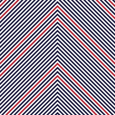 Moda tekstili ve grafikleri için uygun kırmızı ve mavi köşegen çizgili, dikişsiz arkaplan