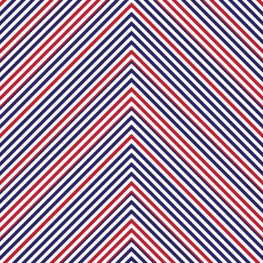Moda tekstili ve grafikleri için uygun kırmızı ve mavi köşegen çizgili, dikişsiz arkaplan