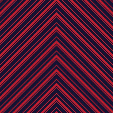 Moda tekstili ve grafikleri için uygun kırmızı ve mavi köşegen çizgili, dikişsiz arkaplan