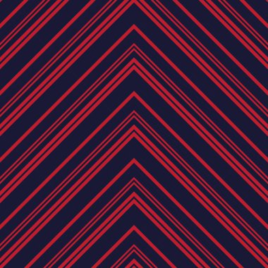 Moda tekstili ve grafikleri için uygun kırmızı ve mavi köşegen çizgili, dikişsiz arkaplan