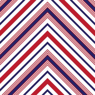 Moda tekstili ve grafikleri için uygun kırmızı ve mavi köşegen çizgili, dikişsiz arkaplan