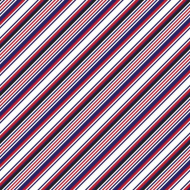 Moda tekstili ve grafikleri için uygun kırmızı ve mavi köşegen çizgili dikişsiz arkaplan