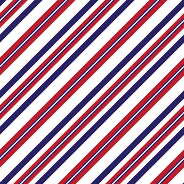 Moda tekstili ve grafikleri için uygun kırmızı ve mavi köşegen çizgili dikişsiz arkaplan