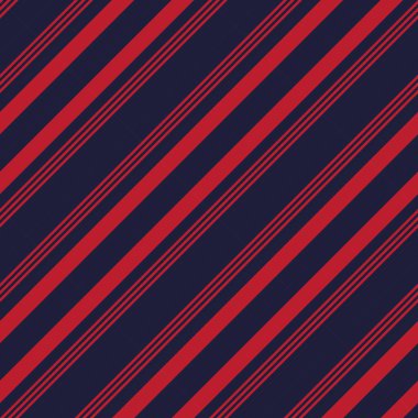 Moda tekstili ve grafikleri için uygun kırmızı ve mavi köşegen çizgili dikişsiz arkaplan