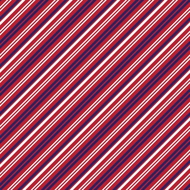 Moda tekstili ve grafikleri için uygun kırmızı ve mavi köşegen çizgili dikişsiz arkaplan