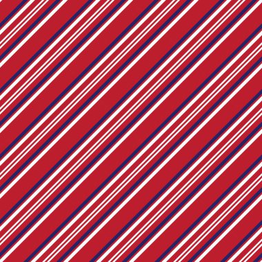Moda tekstili ve grafikleri için uygun kırmızı ve mavi köşegen çizgili dikişsiz arkaplan