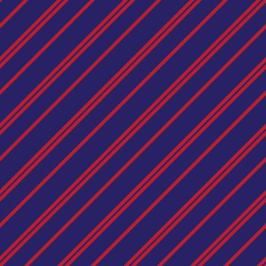 Moda tekstili ve grafikleri için uygun kırmızı ve mavi köşegen çizgili dikişsiz arkaplan