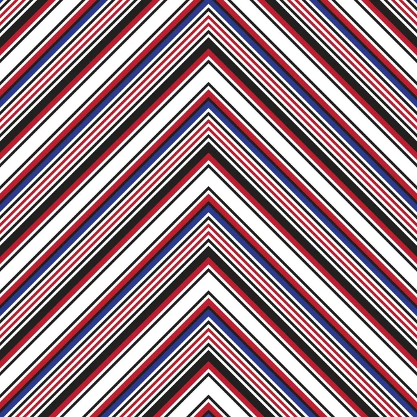 Rosso Chevron Diagonale Strisce Senza Cuciture Modello Sfondo Adatto Tessuti — Vettoriale Stock