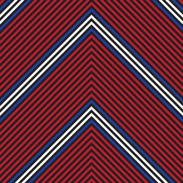 Red Chevron Diagonal Striped Seamless Pattern Background Suitable Fashion Textiles — Stock Vector