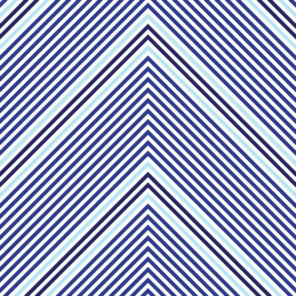 Blu Chevron Diagonale Strisce Senza Cuciture Modello Sfondo Adatto Tessuti — Vettoriale Stock