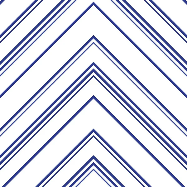 Fondo Patrón Sin Costura Rayado Diagonal Chevron Azul Adecuado Para — Vector de stock