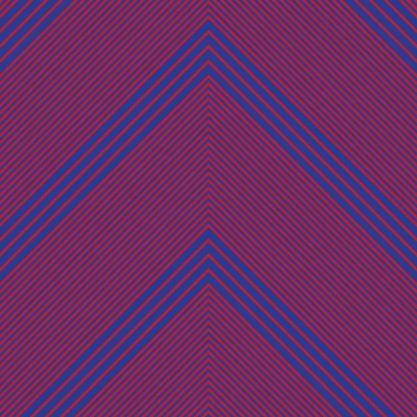 Fondo Sin Costuras Rayado Diagonal Chevron Rojo Azul Adecuado Para — Vector de stock