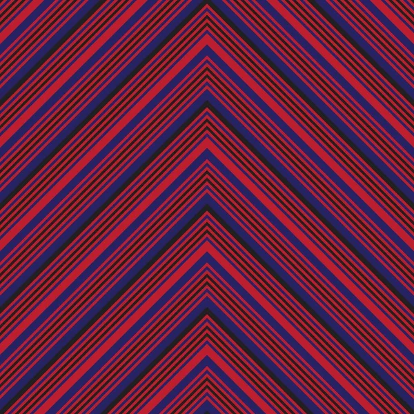 Fondo Sin Costuras Rayado Diagonal Chevron Rojo Azul Adecuado Para — Vector de stock