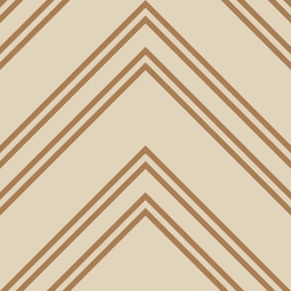 Brown Taupe Chevron Diagonal Randig Sömlös Mönster Bakgrund Lämplig För — Stock vektor