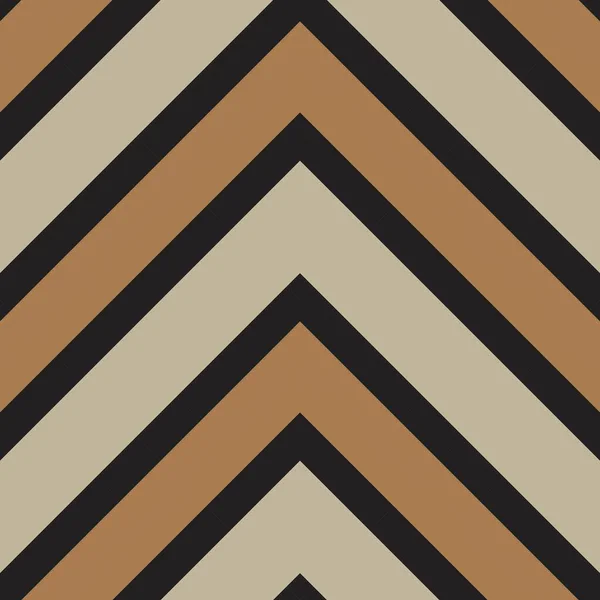 Brown Taupe Chevron Diagonale Righe Senza Cuciture Modello Sfondo Adatto — Vettoriale Stock