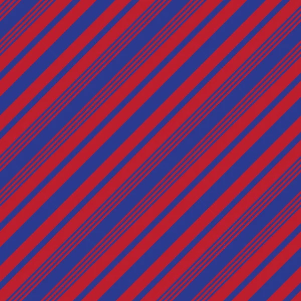 Red Blue Diagonal Striped Seamless Pattern Background Suitable Fashion Textiles — Stock Vector