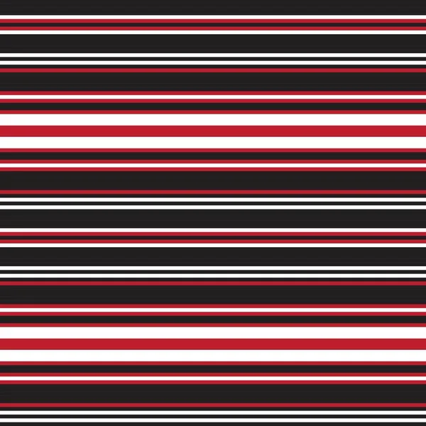Red Horizontal Striped Seamless Pattern Background Suitable Fashion Textiles Graphics — Stock Vector