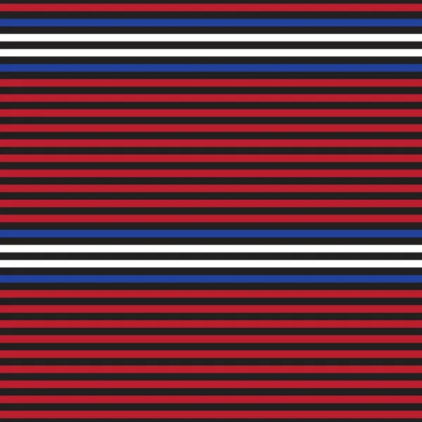 Red Horizontal Striped Seamless Pattern Background 그래픽 — 스톡 벡터