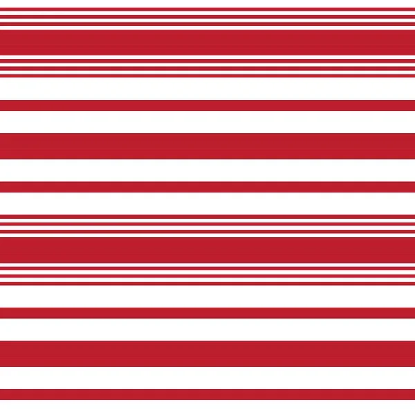 Red Horizontal Striped Seamless Pattern Background 그래픽 — 스톡 벡터