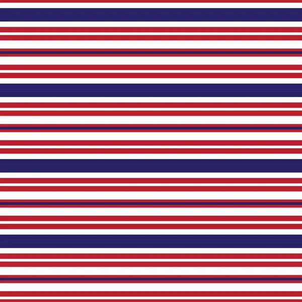 Red Horizontal Striped Seamless Pattern Background 그래픽 — 스톡 벡터