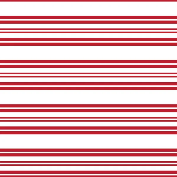 Red Horizontal Striped Seamless Pattern Background Suitable Fashion Textiles Graphics — Stock Vector