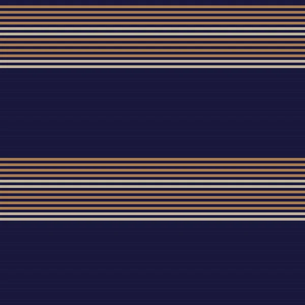Blue Horizontal Pruhované Bezešvé Vzor Pozadí Vhodné Pro Módní Textilie — Stockový vektor