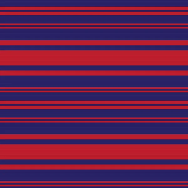 Красный Синий Горизонтальные Полосы Бесшовный Фон Шаблона Подходит Моды Текстиля — стоковый вектор